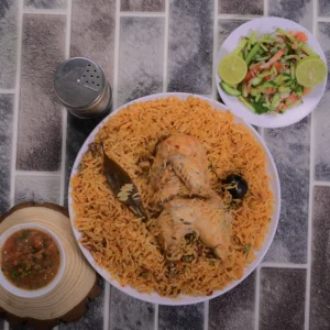 نص مضغوط مع الرز