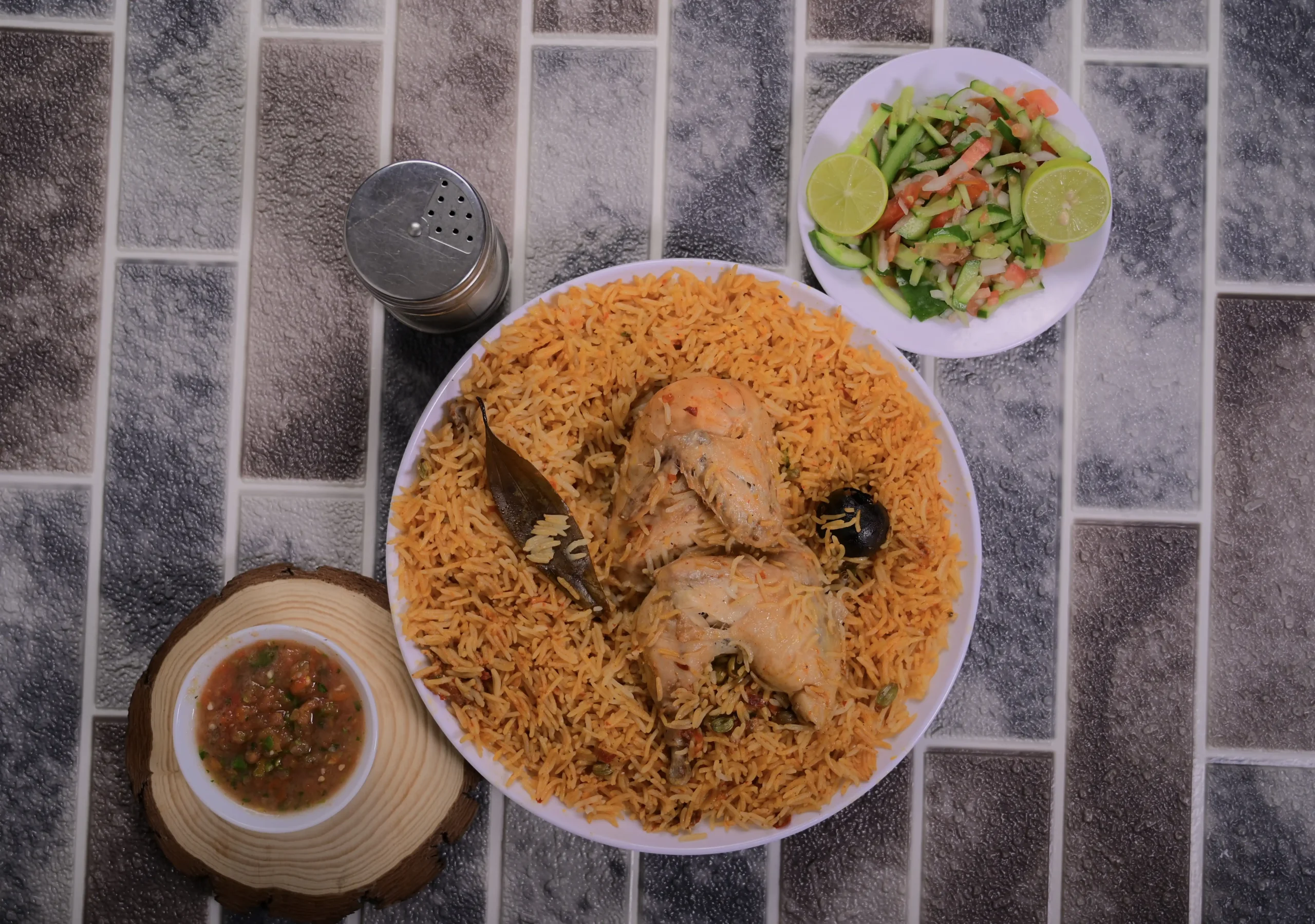 نص مضغوط مع الرز