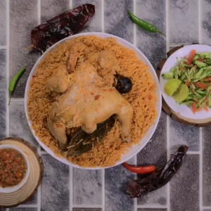 حبة دجاج مضغوط مع الرز